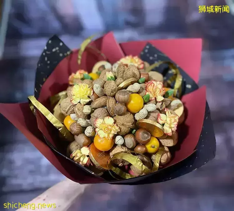 买花不再浪费钱!100%可食用的花束,结合水果+坚果+干果+甜食等材料,全岛首创💐