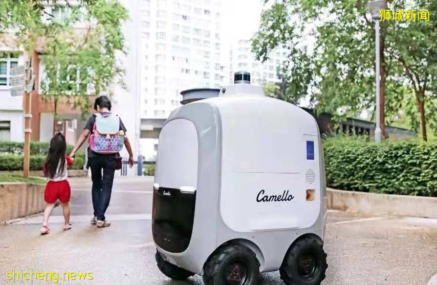 新加坡大学里又搞事情，机器人送快递和外卖，享受智能服务
