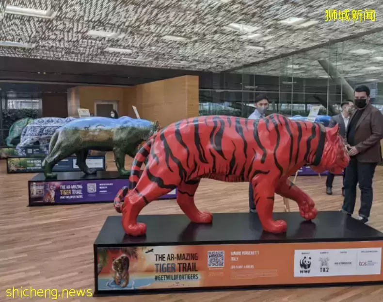 【热点】位于新加坡各地的老虎艺术雕塑来了