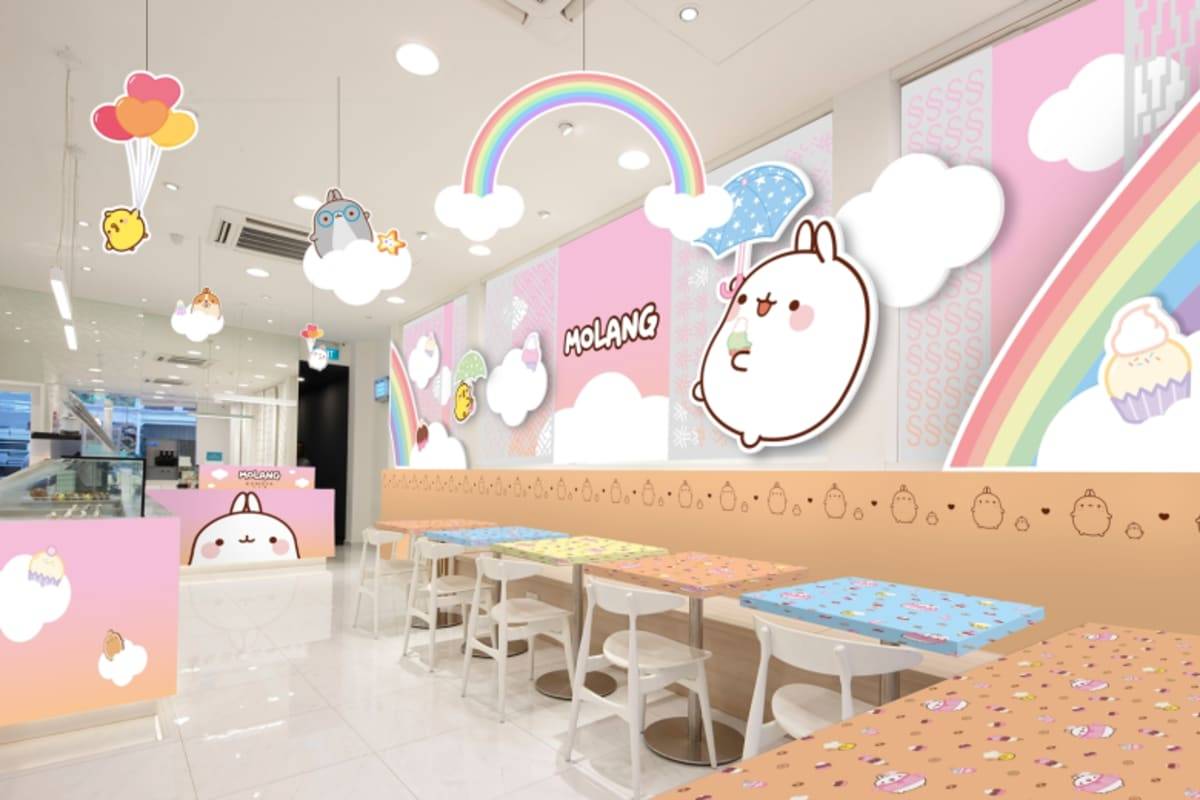 Molang主题快闪咖啡馆💗2月18日高萌登场🎉可爱精致环境+食物,穿上新衣新鞋来拍OOTD📷