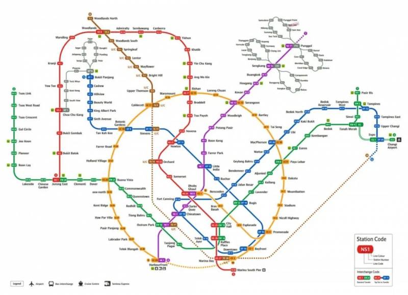 超全攻略！一目了然的新加坡公共运输