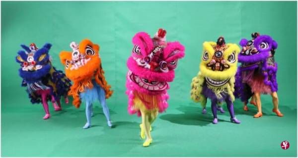 穿裙跳踢踏“舞獅” 被轟對傳統不敬 妝藝百獅表演料調整