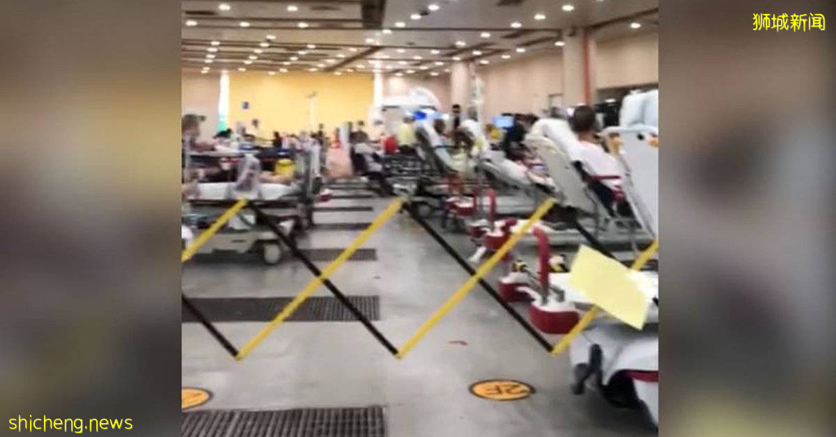 ◤新国CCB◢新国医院停车场变身病房？ 院方：是急诊部筛检区