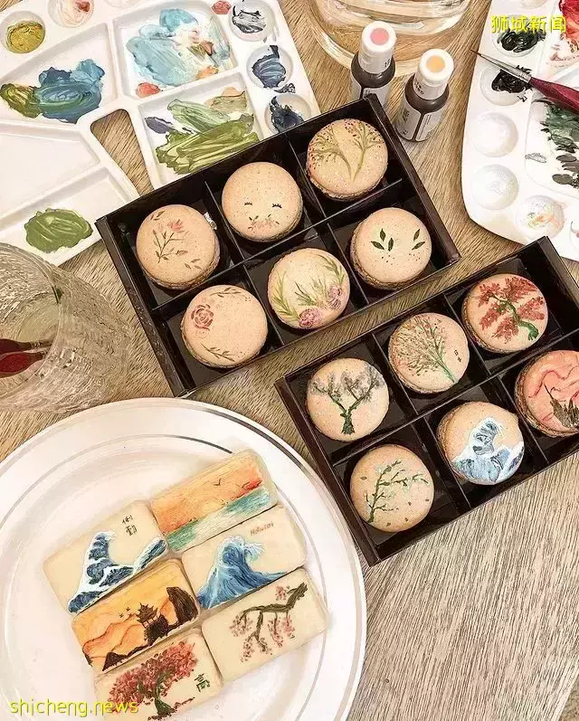 新加坡网红店推出马卡龙手绘课,闺蜜聚会又有好去处啦