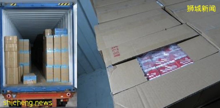 新国破今年最大漏税烟走私 起1万7000箱漏税烟!