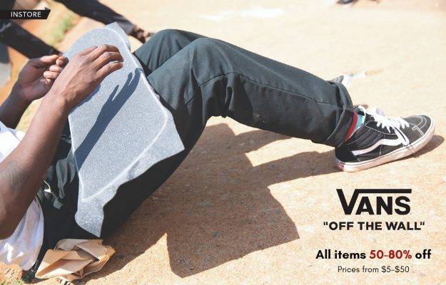 潮牌Vans只要5塊錢起?!Vans大促活動來了,低至2折!酷蓋潮人行動起來吧