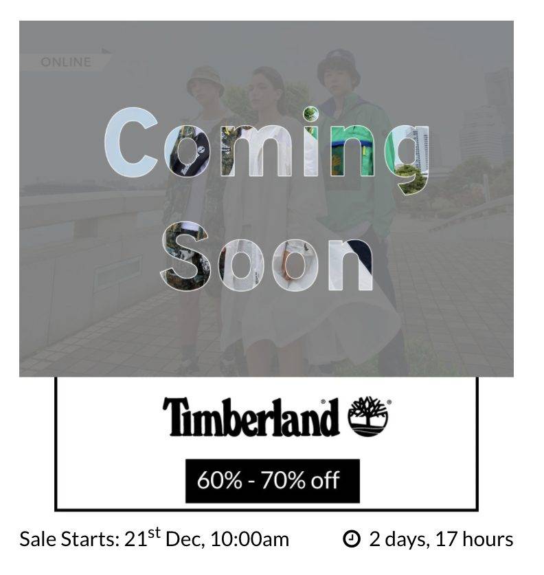 Timberland線上大促來咯！低至3折，超多款式參與活動哦