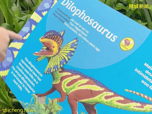 门票6折！一只恐龙有多大？亚洲首个积木恐龙世界，超过60只在新加坡动物园和河川生态园与你捉迷藏