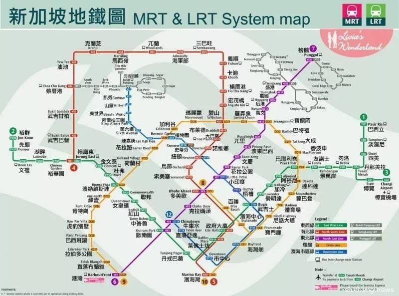 新加坡丨公共运输大全及交通卡介绍