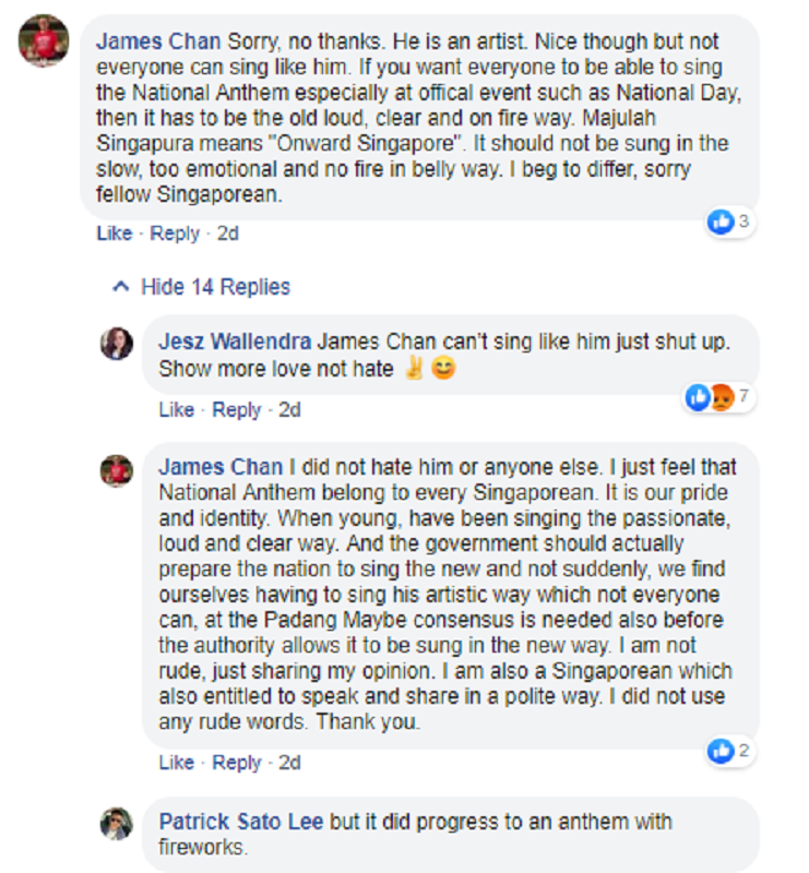 又不是參加中國好聲音。