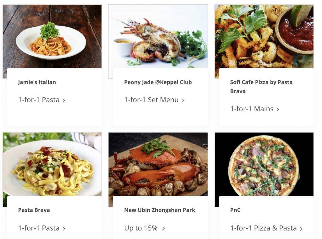 OCBC聯手本地80+家精選餐廳,推出持卡人專屬買一送一、7折優惠!有效期至6月30日