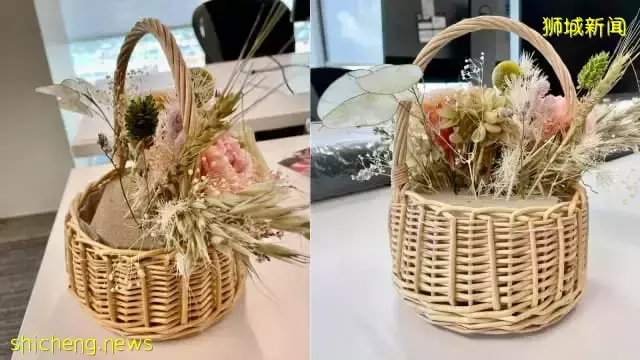 女子称永生花花篮只半边插花 花店承认错误并解释原因