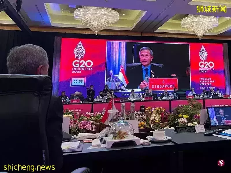 新加坡外长维文总结G20外长会议：避免倒退回冷战时期，慎防保护主义