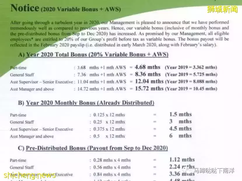 新加坡公司到底發多少年終獎？最後簡直“壕無人性”