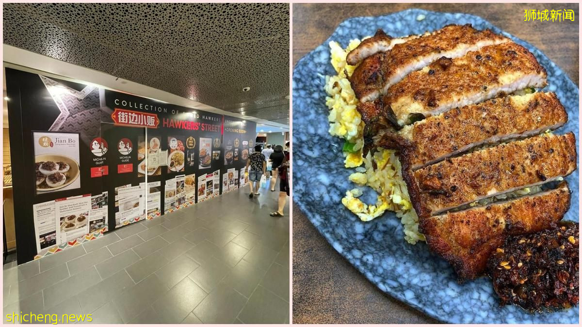 新加坡小販文化在ION開幕, 其中還包括炒飯之王 & 安珍薄餅