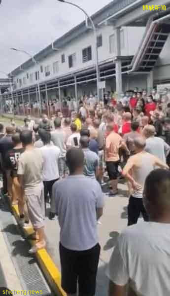 ◤新国客工宿舍太惨了 Part 4◢  客工聚集事件导火线  餐食内有沙子