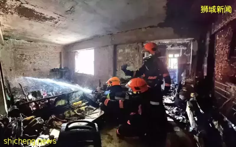 红山景组屋单位发生火患 约35名居民疏散