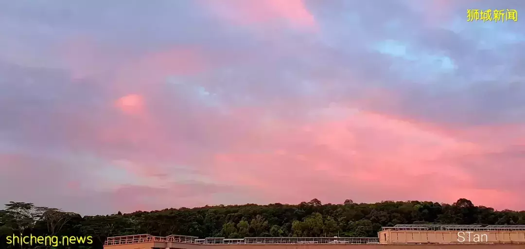 朋友圈刷屏！新加坡出現三色天空，真的是太美了