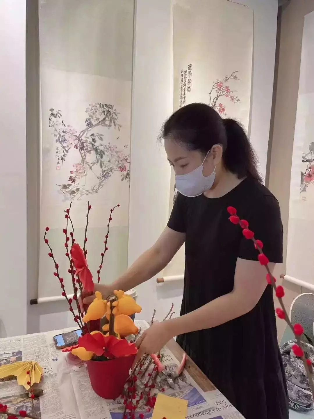 辣妈早茶来啦！认识新姐妹！和欣妈一起学插年宵花