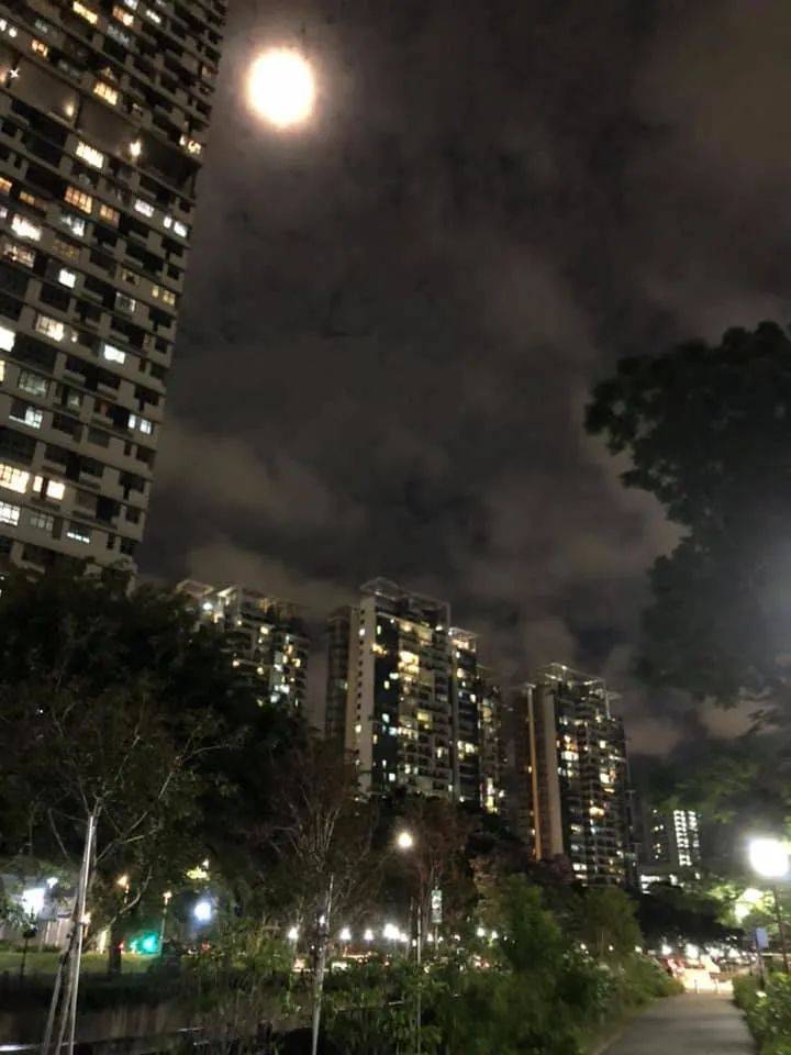 太美！新加坡驚現奇異彩虹月！全島人搶拍