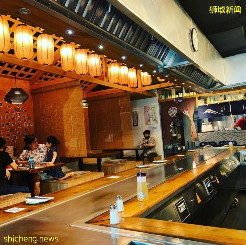 火焰中的“刀光劍影”,新加坡有哪些好吃好玩又好看的日式鐵板燒