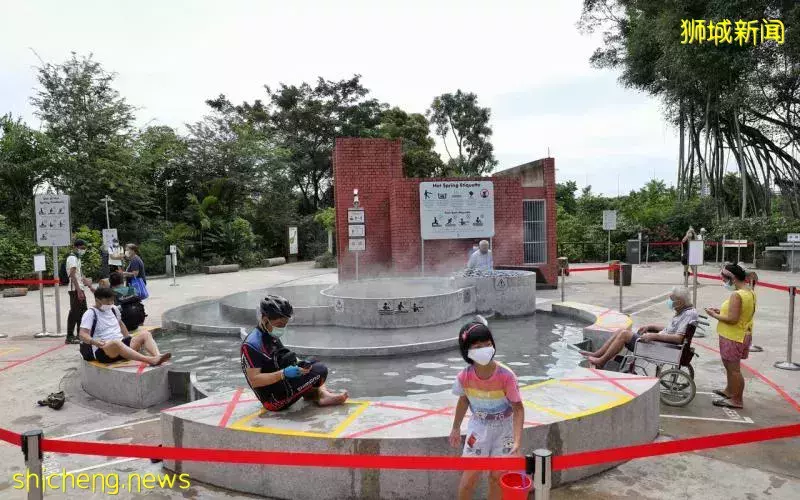 三巴旺温泉重新开放 现场显冷清