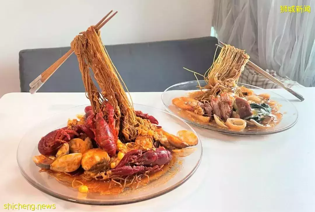 面与筷子飞上天?火遍新加坡的“飞天面”,在家也能做