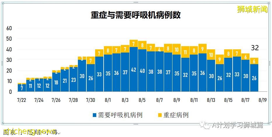 8月19日，新加坡疫情：新增32起，其中本土29起，輸入3起；公立培群學校一名小五生確診