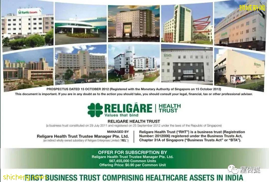 亞歐最大醫療集團IHH與PLife REIT