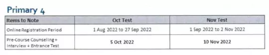 官方消息：新加坡三育中小學2022入學考試日期公布