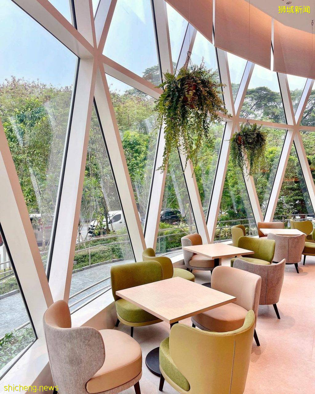 “Runes Cafe”玻璃房温室咖啡馆☀大片透明窗环绕、阳光倾泻而入,感受慵懒与宁静☕