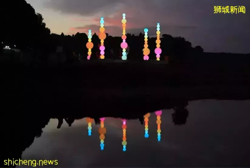I Light Singapore燈光藝術品，照亮新加坡夜景