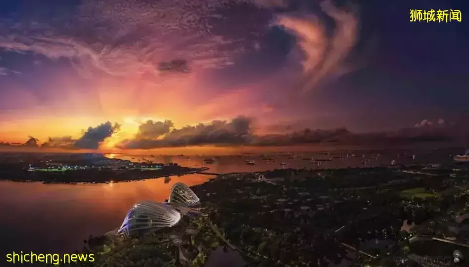 朋友圈刷屏！新加坡天空奇景再現，一波美圖襲來！太美了