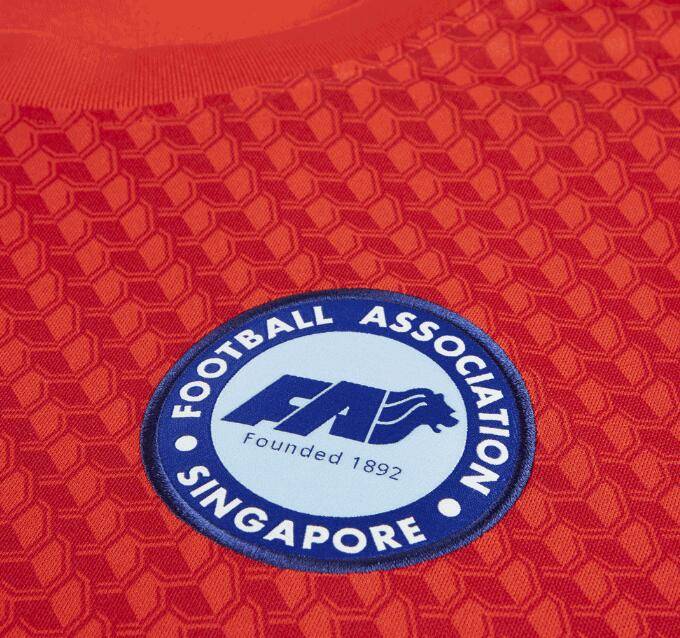 “对号”发布新加坡国家足球队新球衣,领口国旗设计超赞