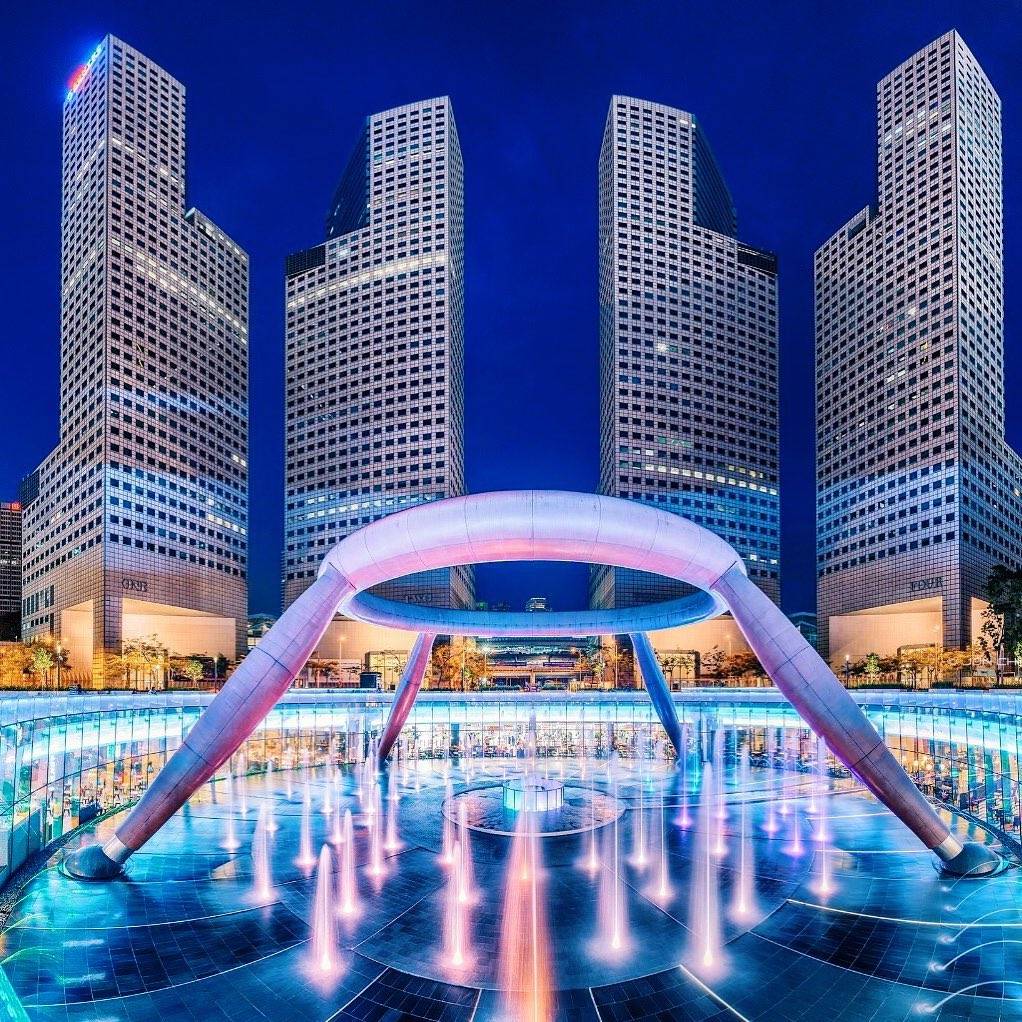 探索水域之美💙新加坡秘密打卡據點💦財富噴泉！氣場攀升、沐浴身心，添好運再出發👣