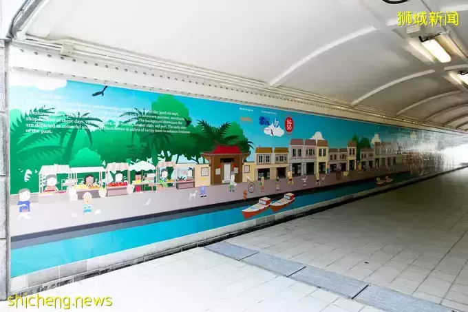 Boat Quay全新豹貓壁畫🐈色彩明亮可愛,提高野生動物保護意識✨限時展示至2023年