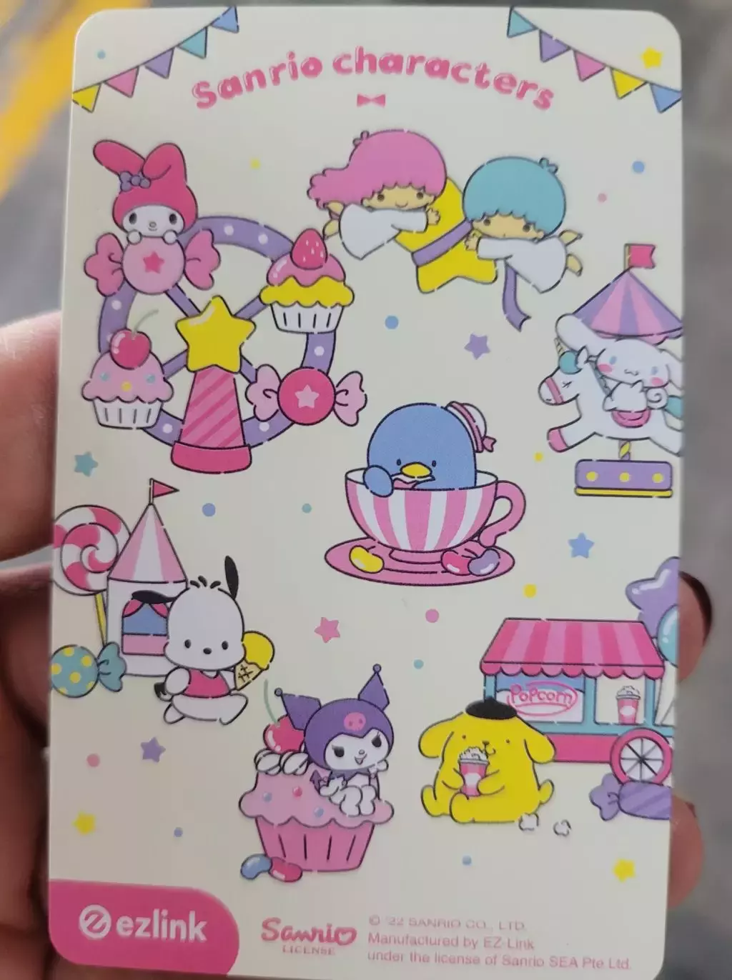 Sanrio游乐园主题EZ Link卡开卖啦!可爱指数严重超标,迷弟迷妹们买起来🛒