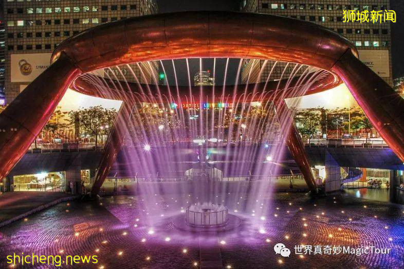 新加坡:令人惊叹的财富喷泉