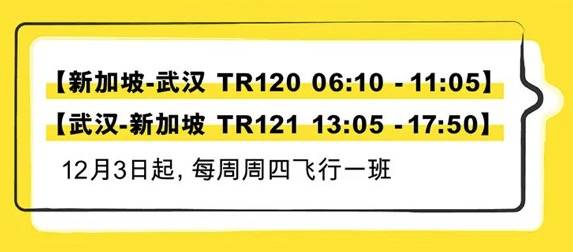 哭了！武漢與新加坡的直飛航線回來了