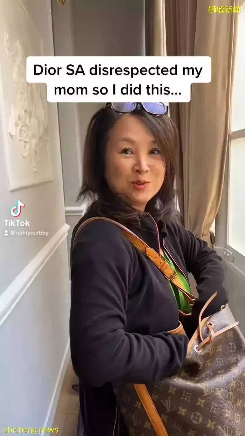“我的妈妈在罗马奢侈品店遭遇店员白眼，我是这么反击的！”
