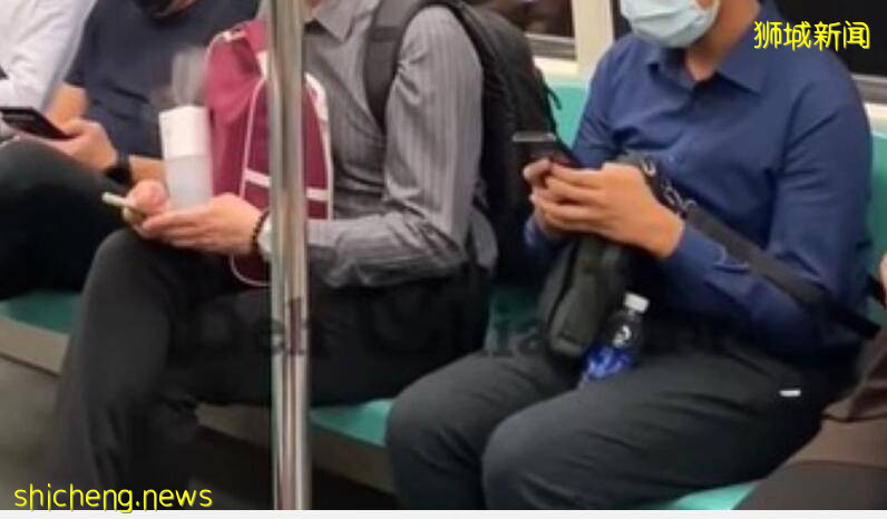 新加坡大哥坐地铁抱加湿器？网友担忧里面有新冠病毒