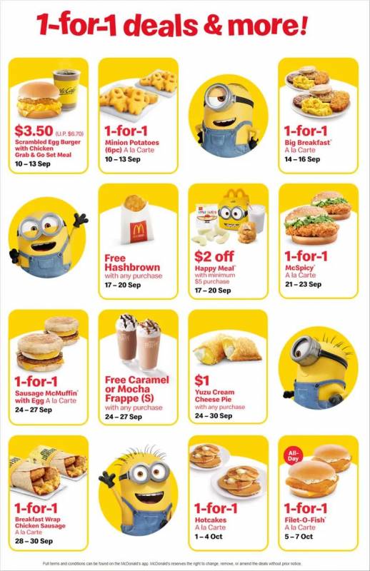 【本周優惠】電影票6新，免稅店4折，Smiggle5折！OG特賣4.2折，萬甯買1送1，西餐5折