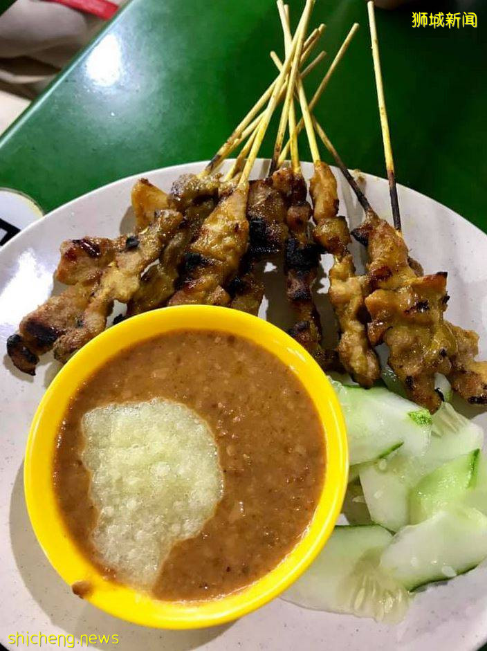 长达70年历史的沙爹摊位, 可说是新加坡最悠久 