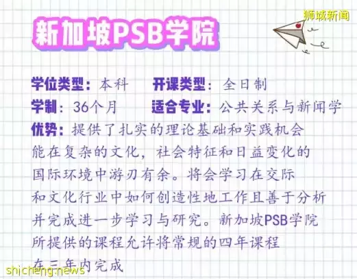 新加坡适合女生读的五所大学