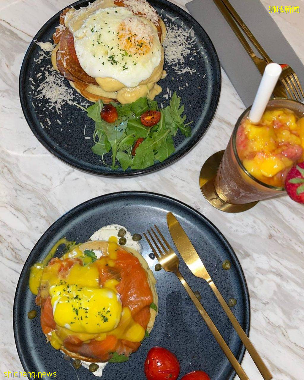 Pancake Place松餅專賣店🥞顔值+味道雙在線、鹹甜口味挑戰味蕾!讓人甘心長胖啊😘 .