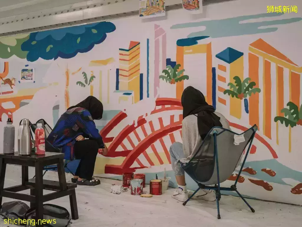 Boat Quay全新豹貓壁畫🐈色彩明亮可愛,提高野生動物保護意識✨限時展示至2023年