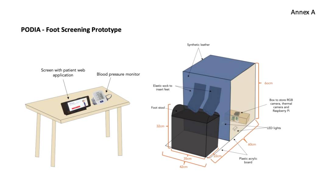小坡岛科研 新管大开发智能糖尿病足筛查仪器