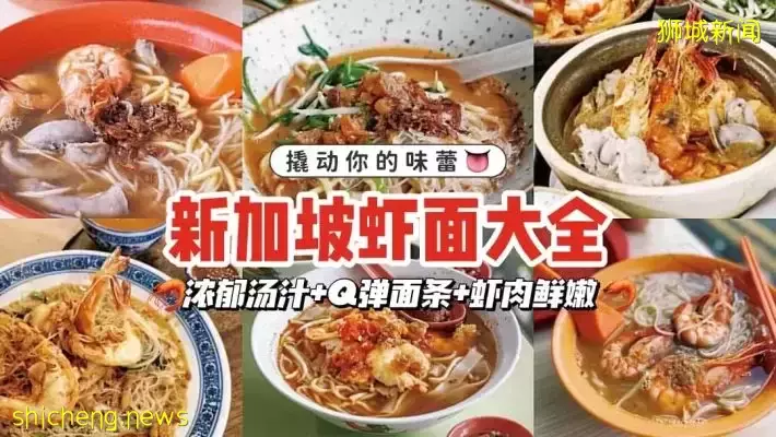撬動你的味蕾!新加坡蝦面大全 · 濃郁湯汁🫕 Q彈面條🍜蝦肉鮮嫩🦐 下班趕緊約起來