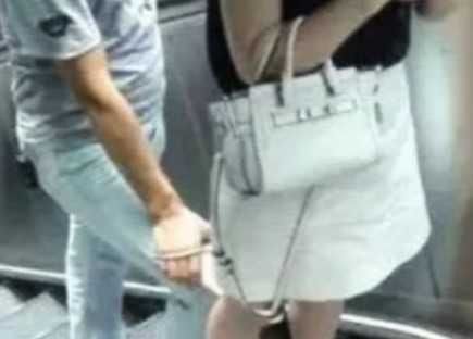 早知如此何必當初!紅衣男子偷拍被抓後跪地求饒