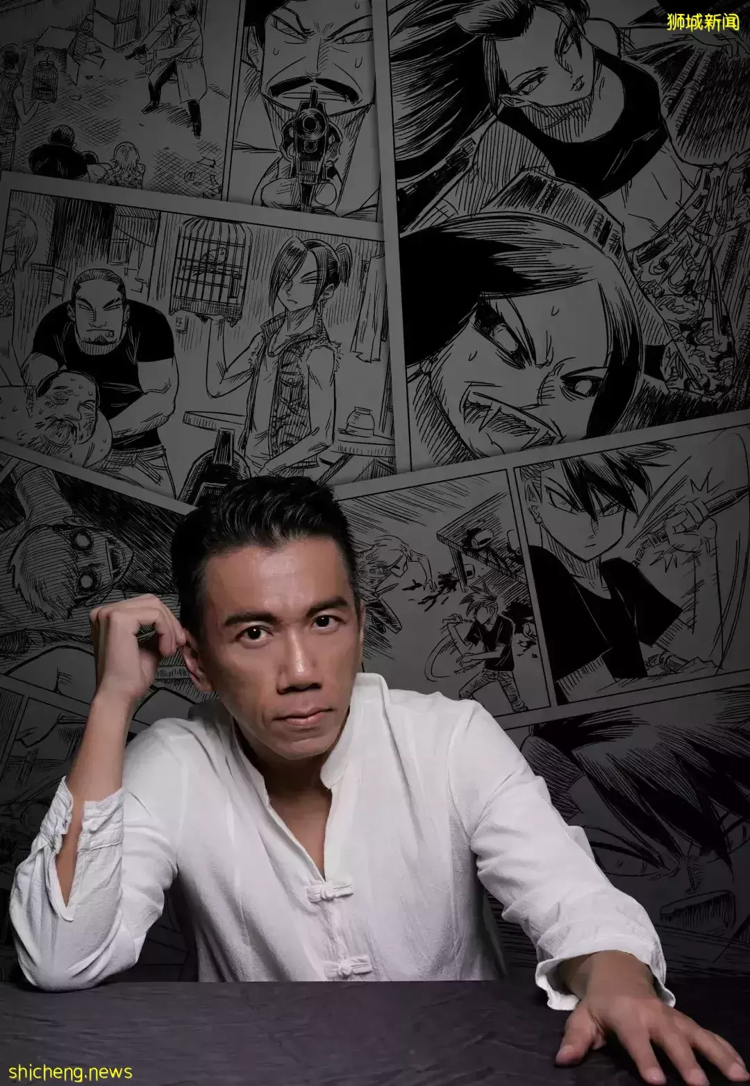 笔画人生情未了——新加坡图像小说艺术家林宝华